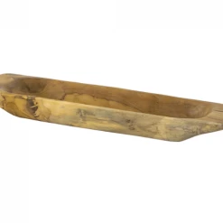 A&B Home Natural Teak Tray Home Accents