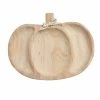 Mud Pie Paulownia Pumpkin Server