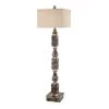 Crestview Weathered Post Floor Lamp Floor Lamps