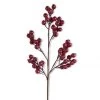 K&K Interiors 27" Red Crackle Glitter Rosehip Stem