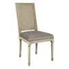 Forty West Designs Dining Chairs Square Maxwell Side Chair, Cottage White/Ash