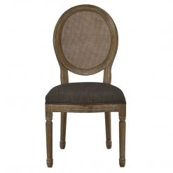Forty West Designs Round Maxwell Dining Chair, Urban Bark