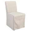 Classic Home Amaya Upholstered Dining Chair, Striped Dining Chairs