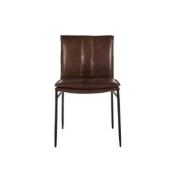 Classic Home Mayer Dining Chair, Antique Brown Dining Chairs