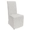 Classic Home Striped Upholstered Dining Chair Dining Chairs