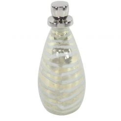 UMA Home Accents Striped Glass Bottle, Small