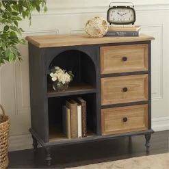UMA Nightstands & Chests Natural Toned Wooden Cabinet