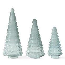 K&K Interiors Frosted Glass Christmas Tree (Various Sizes)