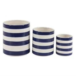 UMA Blue Ceramic Coastal Planter (Various Sizes)