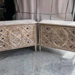 Global Imports Accent Furniture Quinn Oversized Chest/Nightstand (Whitewash)