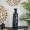 UMA Home Accents Blue Ceramic Modern Vase