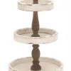 UMA Wood 3-Tiered Tray Home Accents