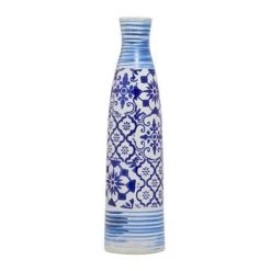 UMA Blue Ceramic Vase (Various Sizes) Vases, Bottles, & Containers