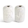 K&K Interiors Vases, Bottles, & Containers Ceramic Vase With Raised Flowers (Various Styles)