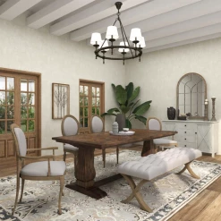 UMA Dining Tables Parquet Wood Dining Table