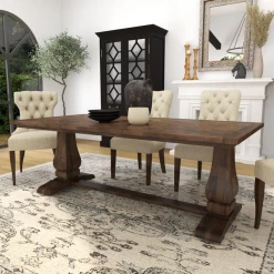 UMA Dining Tables Parquet Wood Dining Table