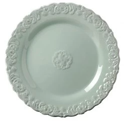 A&B Home Kitchen Decor Dinner Plate, Blue