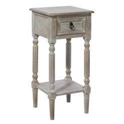 UMA Square Wood Side Table Accent Furniture