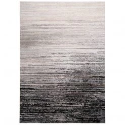 Feizy Micah Rug, Black-Dark Gray (Various Sizes)