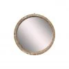 UMA Brown Vintage Wood Wall Mirror Mirrors