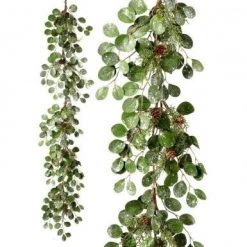 Regency 48” Frosted Eucalyptus Cedar Garland Floral Arrangements