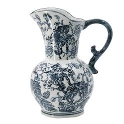 A&B Home Blue & White Pitcher Jar Home Accents