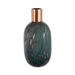 A&B Home Green Glass Vase Home Accents