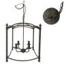 Crestview Black Iron Chandelier Chandeliers