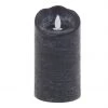UMA Black Flameless LED Wax Candle Porch View Home Candles