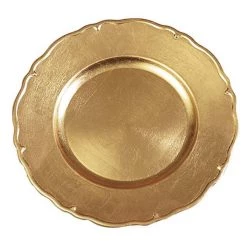 UMA Charger Plate, Gold