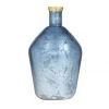 UMA Blue Glass Vase, Tall Home Accents