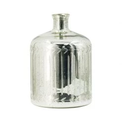 A&B Home Silver Glass Vase 7 A&B Home Silver Glass Vase