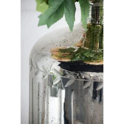 A&B Home Silver Glass Vase