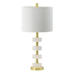 A&B Home White & Gold Table Lamp Lamps