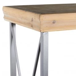 UMA Wood & Metal Shelf Accent Furniture