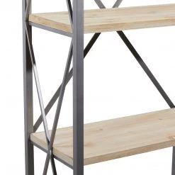 UMA Wood & Metal Shelf Accent Furniture