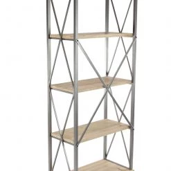 UMA Wood & Metal Shelf Accent Furniture