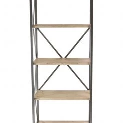 UMA Wood & Metal Shelf Accent Furniture