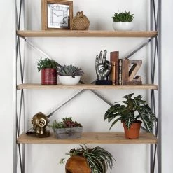 UMA Wood & Metal Shelf