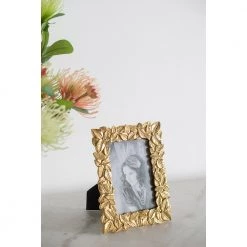 A&B Home Gold Leaf Photo Frame Home Accents 6 A&B Home Gold Leaf Photo Frame Home Accents