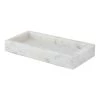 A&B Home White Marble Tray, Small