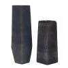 A&B Home Black Glass Vase (Various Sizes) Home Accents