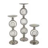 A&B Home Agatha Pillar Candleholders, Set Of 3