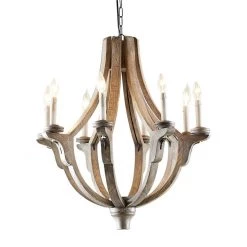 UMA Wood Chandelier Chandeliers