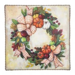 Round Top Collection Fall Wreath Gallery Print Wreaths & Garlands