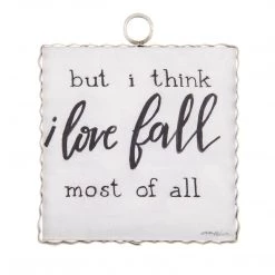 Round Top Collection "But I Love Fall" Mini Gallery Print Wreaths & Garlands