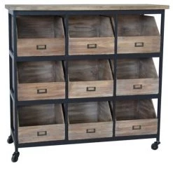 Crestview Industrial 9 Drawer Storage Chest
