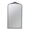 A&B Home Mirrors Black Baroque Mirror, Extra Tall