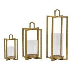 A&B Home Bastillica Lanterns, Set Of 3