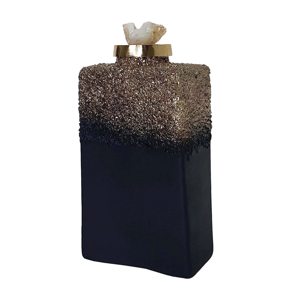 A&B Home Shia Glass Bottle, Medium 1 A&B Home Shia Glass Bottle, Medium